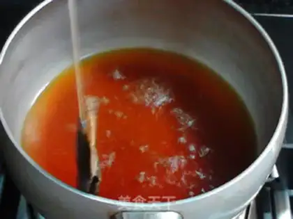Make Cinnamon apple milk tea step 5