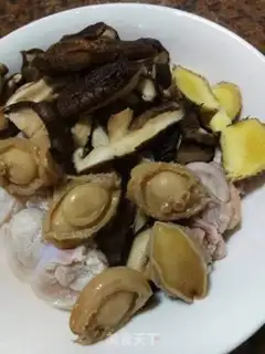 Make A simple chicken stew of abalone step 2