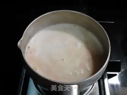 Make Cinnamon apple milk tea step 7