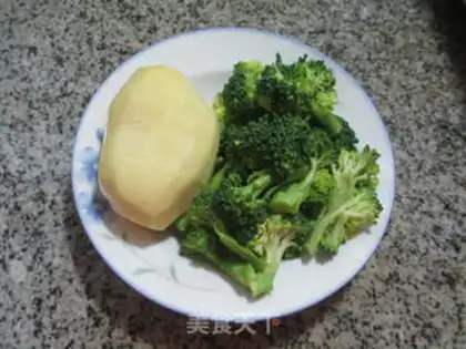Make Spud with broccoli step 0