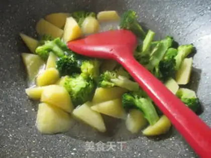 Make Spud with broccoli step 5