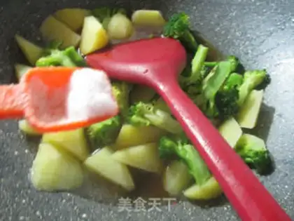 Make Spud with broccoli step 7