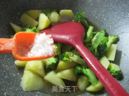 Make Spud with broccoli step 8