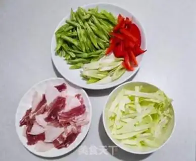 Make Bean bean noodle step 1