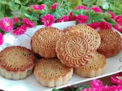 Make Black sesame moon cake step 10