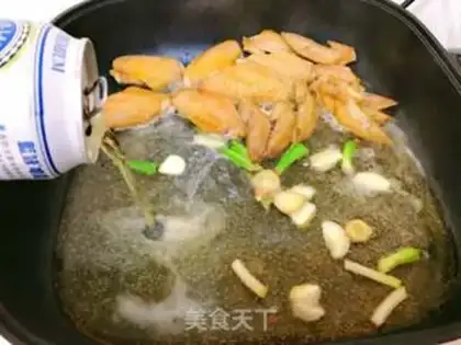 Make Beer chicken wings step 6