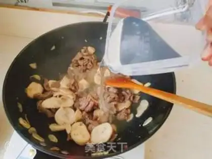 Make Lamby little fried abalone step 7
