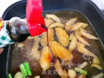 Make Beer chicken wings step 7