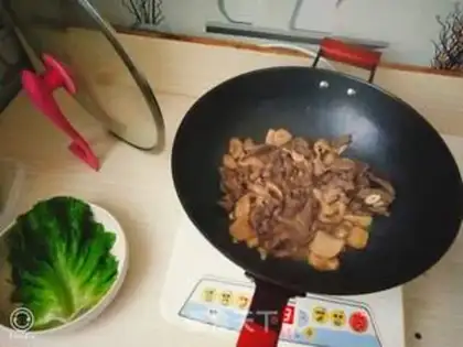 Make Lamby little fried abalone step 9