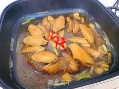 Make Beer chicken wings step 9