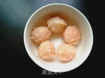 Make Shrimpball soup step 1