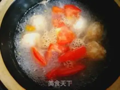 Make Shrimpball soup step 4