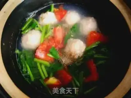 Make Shrimpball soup step 5