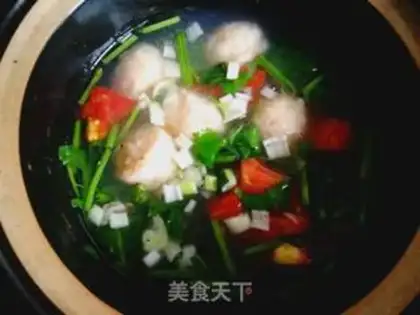 Make Shrimpball soup step 6