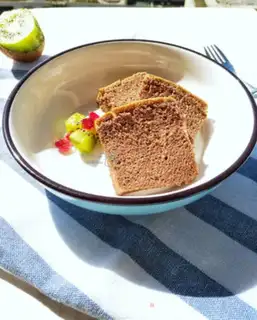 Make Coco cotton cake step 22