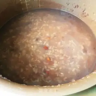 Make Red bean congee step 5
