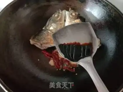 Make Tofu-cooked fish head step 7