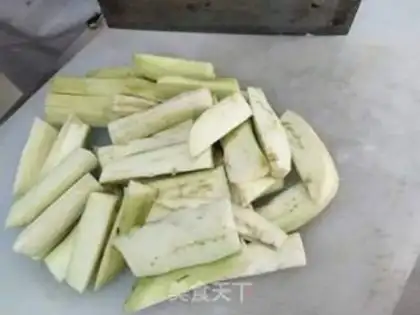 Make Meat and eggplant step 0