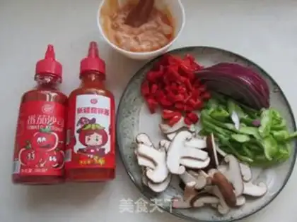 Make Sweet chicken pepper pizza step 2