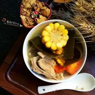 Make ♪ Sea-banded corn bouquet soup ♪ step 13
