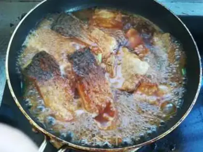 Make Red weedfish step 4