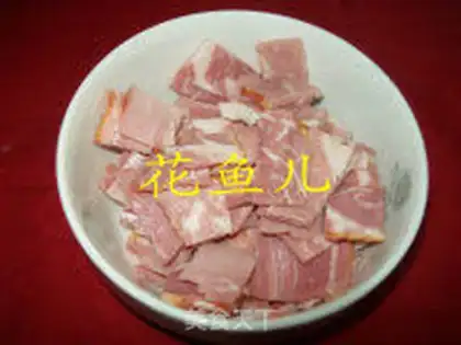 Make Bacon egg fried rice step 2