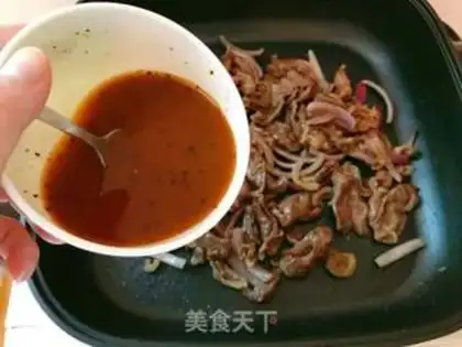 Make Black pepper beef step 8
