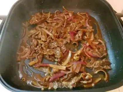 Make Black pepper beef step 9