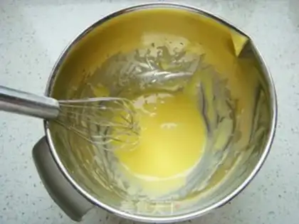 Make A milk cake step 4