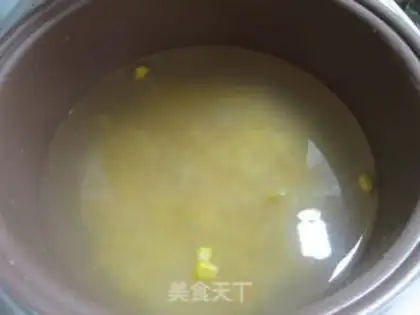 Make Peas and corn porridge step 2