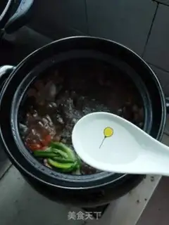 Make Blooded pig hoof soup step 3