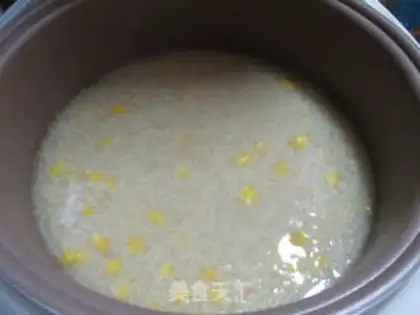 Make Peas and corn porridge step 6