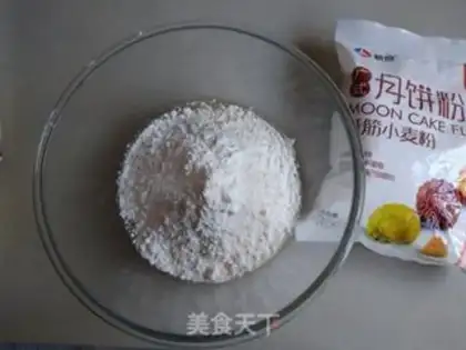Make Crab moon cake step 1