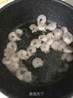 Make Shrimp-dried beans step 2