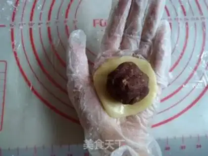 Make Crab moon cake step 5