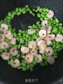 Make Shrimp-dried beans step 6
