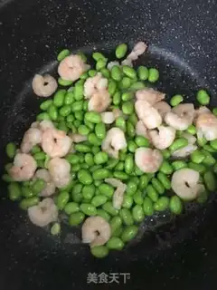 Make Shrimp-dried beans step 7