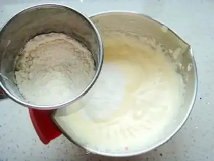 Make Sesame sponge cake step 4