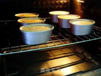 Make Sesame sponge cake step 8