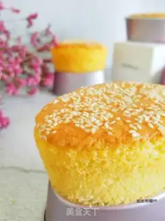 Make Sesame sponge cake step 10