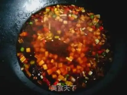 Make Spinach pants with noodles step 3