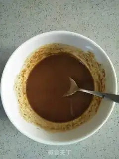 Make Sesame sauce and acne step 1