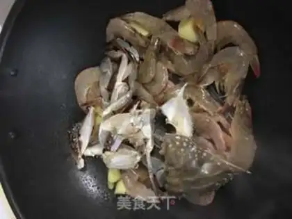 Make Seafood congee step 4