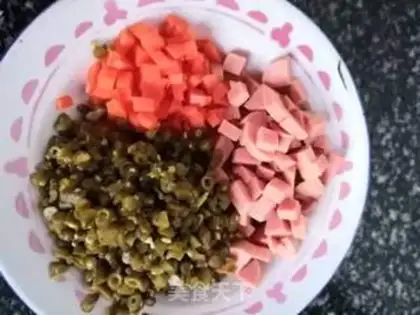 Make Sour bean rice step 1