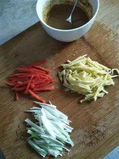 Make Sesame sauce and acne step 5