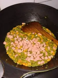 Make Sour bean rice step 6