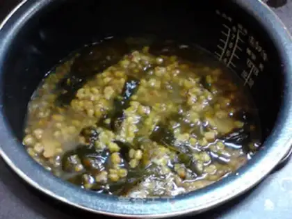 Make The green bean sand is sweet step 8