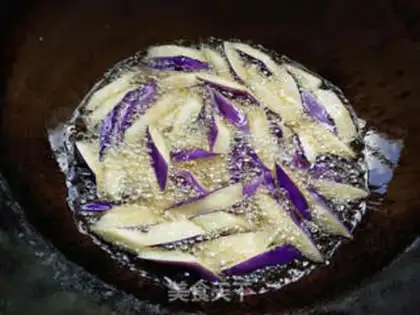 Make Salt fish eggplant step 3