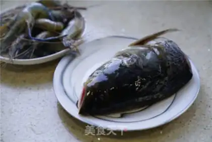 Make Shrimp steamed fish heads step 0