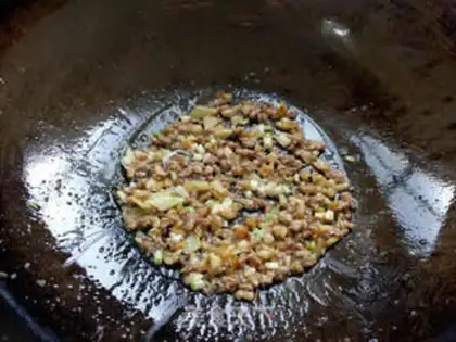Make Salt fish eggplant step 7